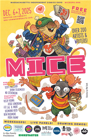 MA Independent Comics Expo Flyer, 12/6-7, www.micexpo.org